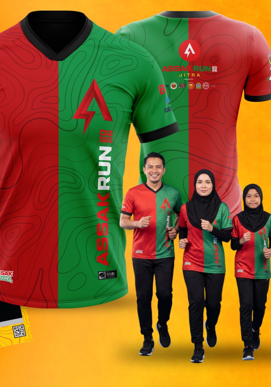 ASSAK RUN 2026 5KM Fun Run jersey and family running
