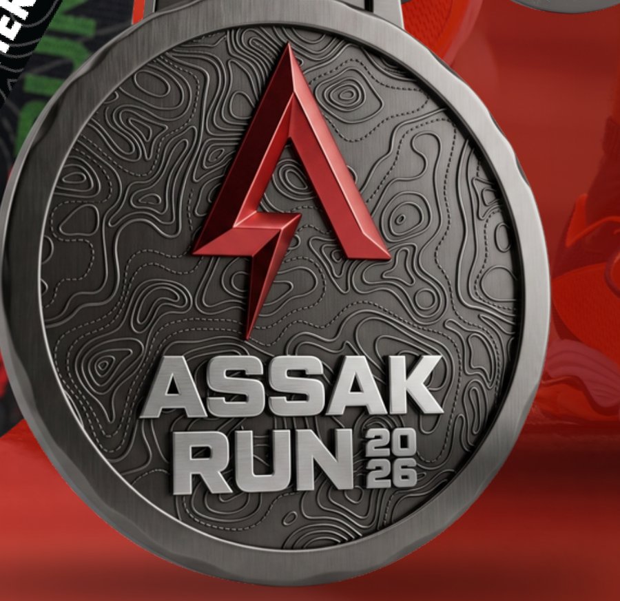 ASSAK RUN 2026 finisher medal